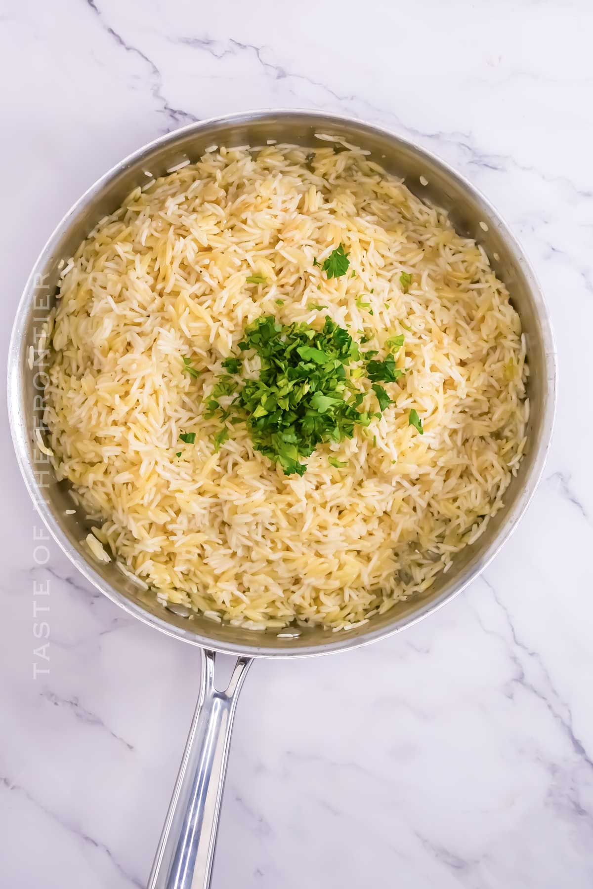 making orzo side dish