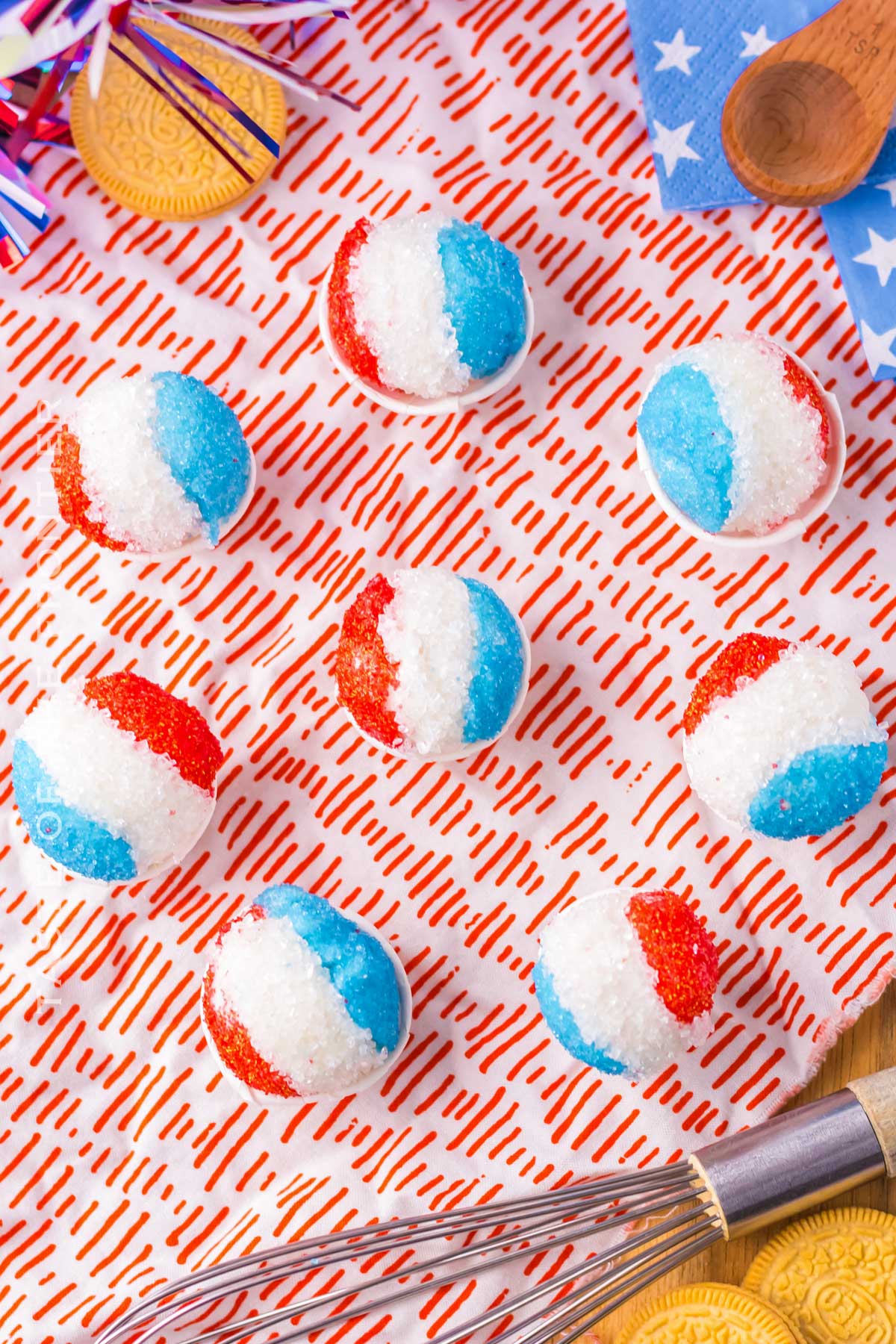 no-bake patriotic treats