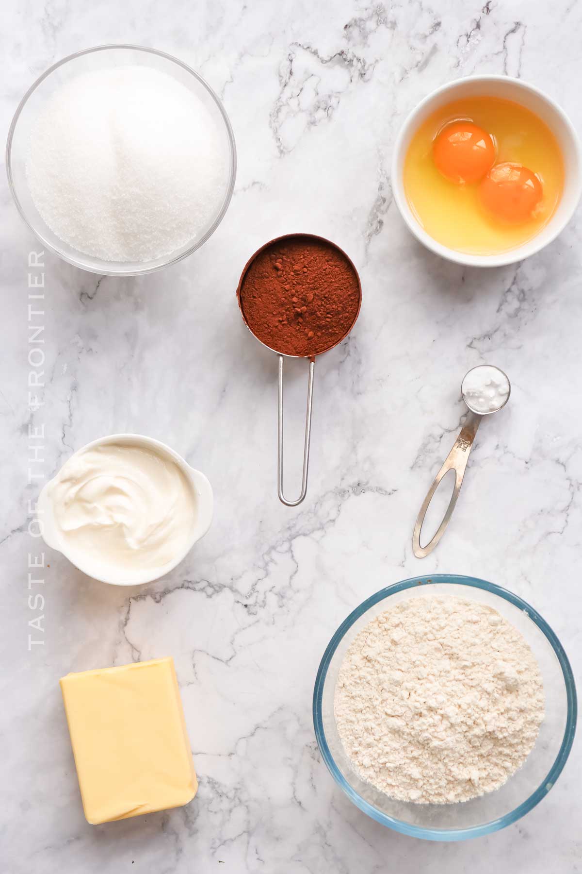 Texas Sheet Cake ingredients