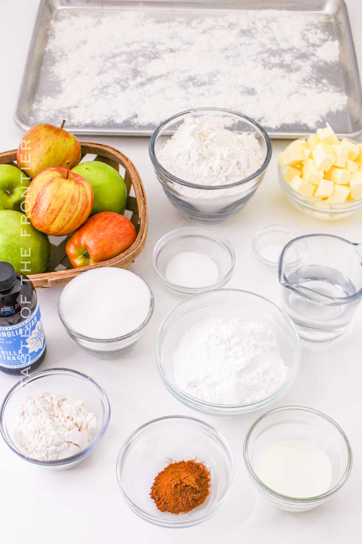 Apple Pie Bars ingredients