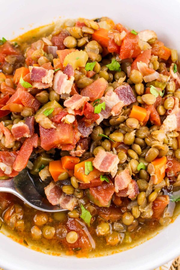 Bacon and Lentil Soup