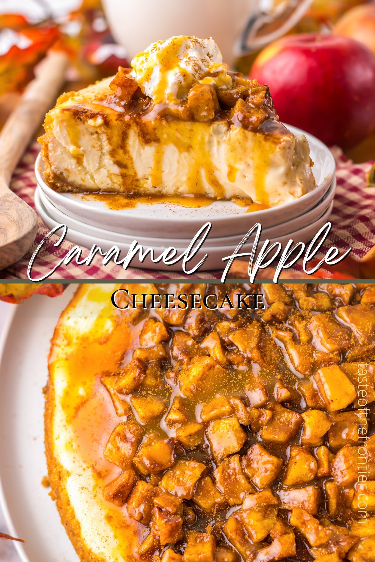 Caramel Apple Cheesecake