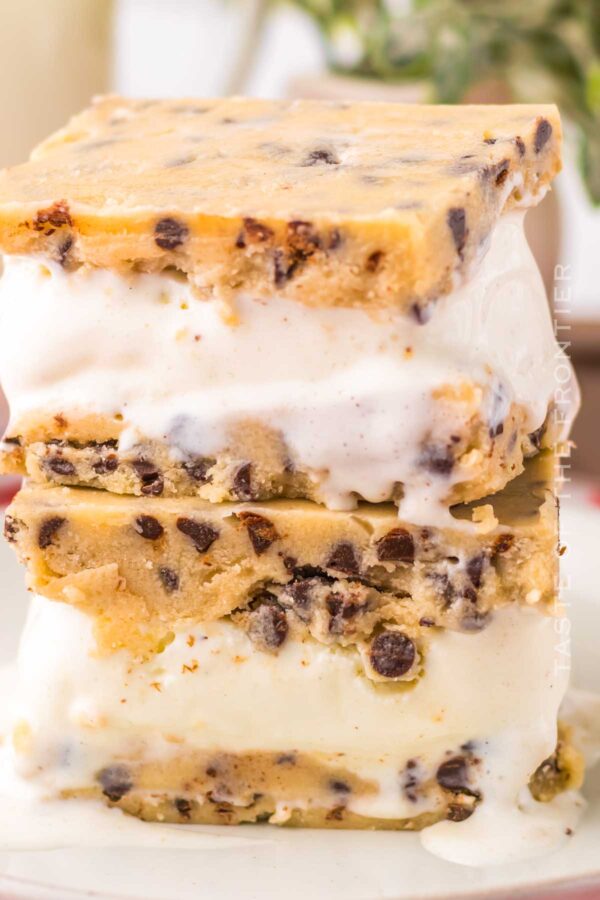 Cookie Dough Ice Cream Sandwiches