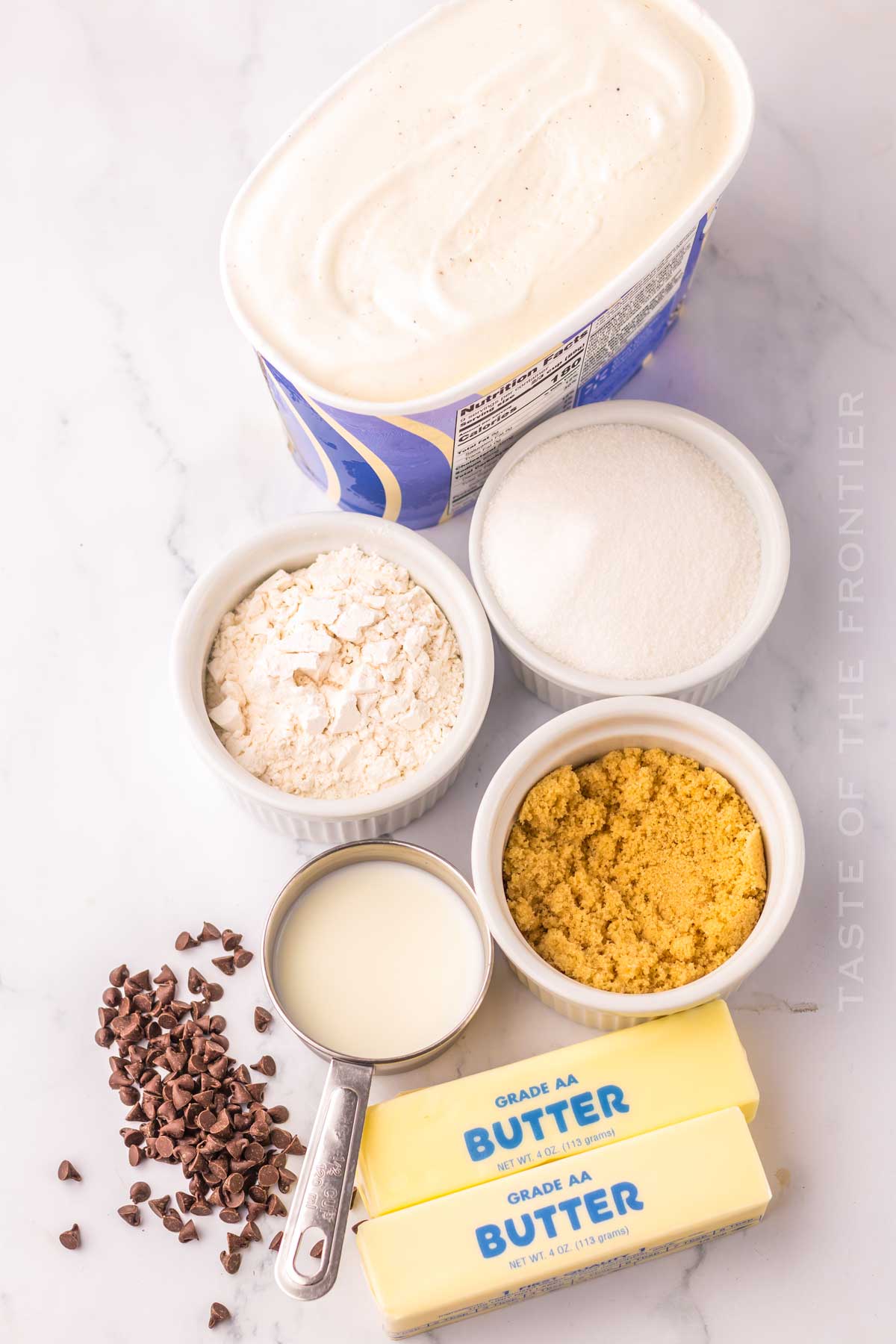 Cookie Dough Ice Cream Sandwich ingredients