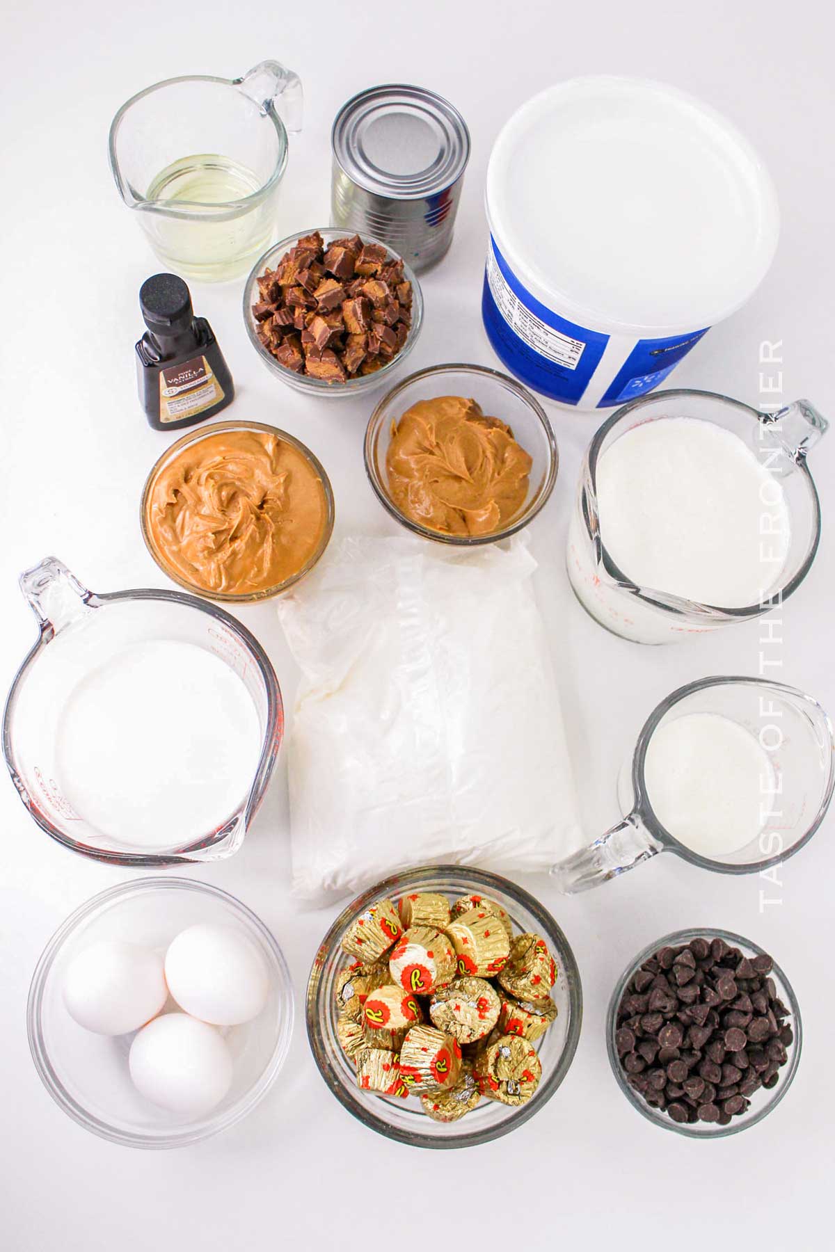 Peanut Butter Cup Ice Cream Cake ingredients