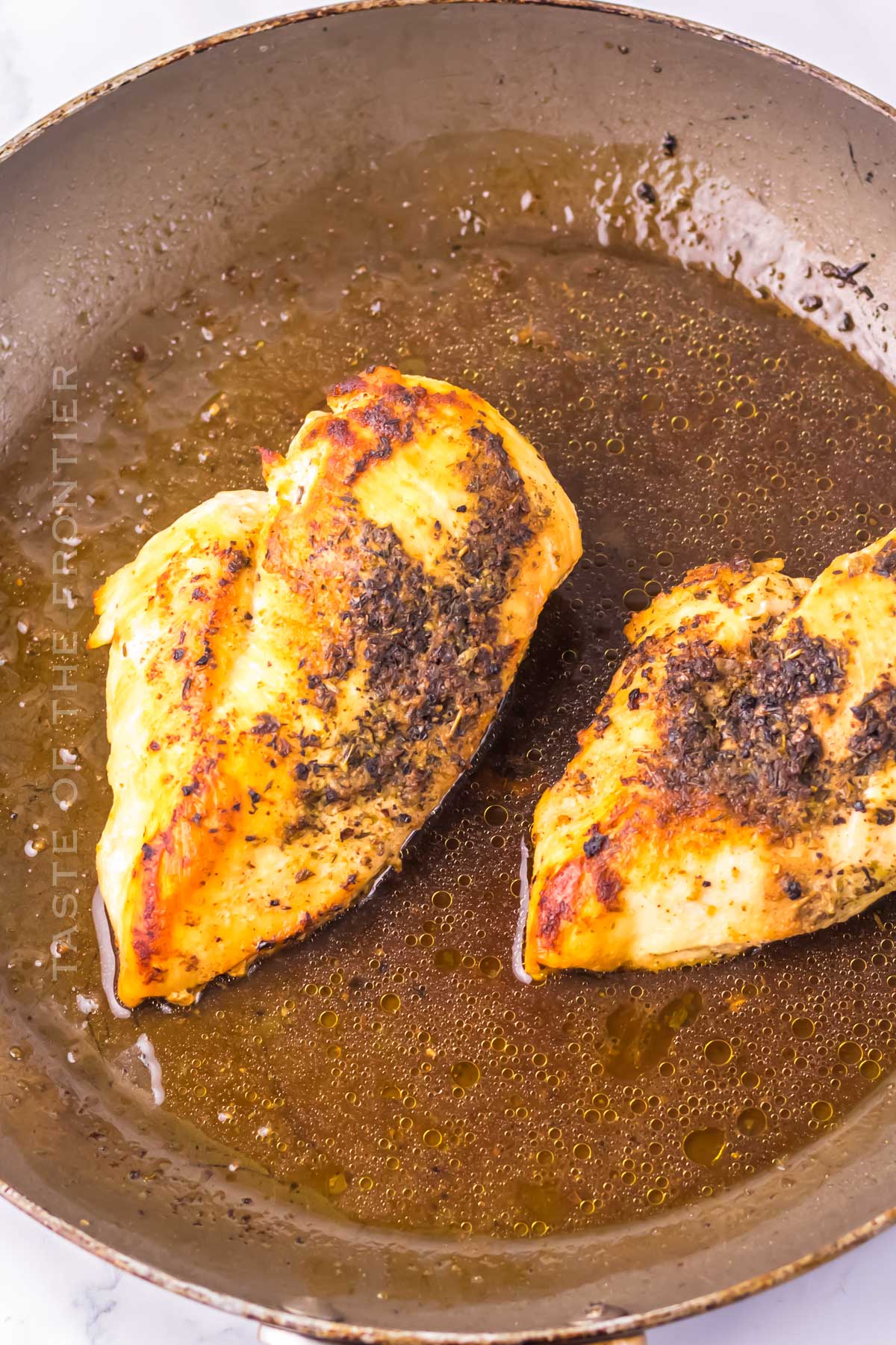 skillet cooked chicken