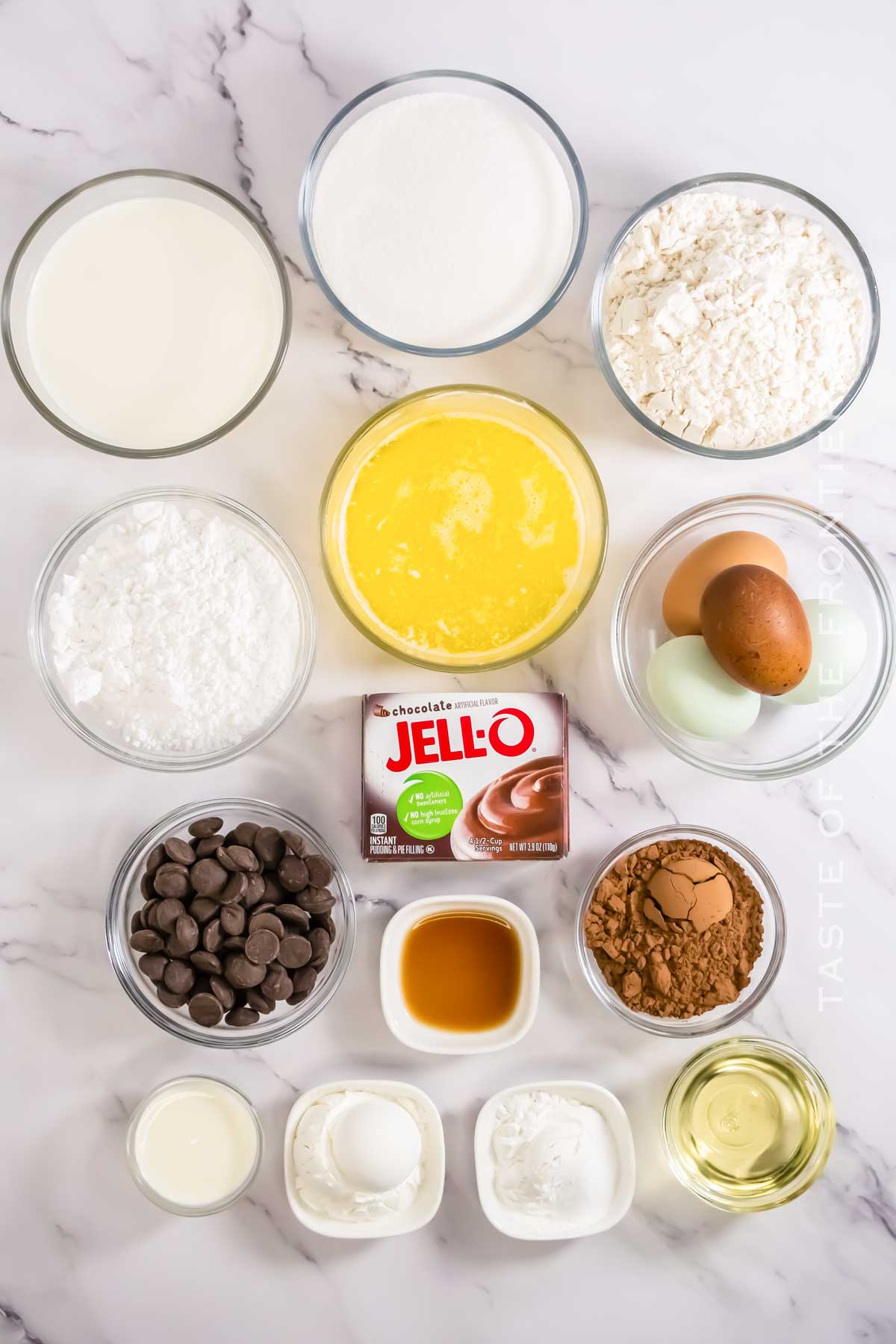 Chocolate Pudding Chocolate Cake ingredients