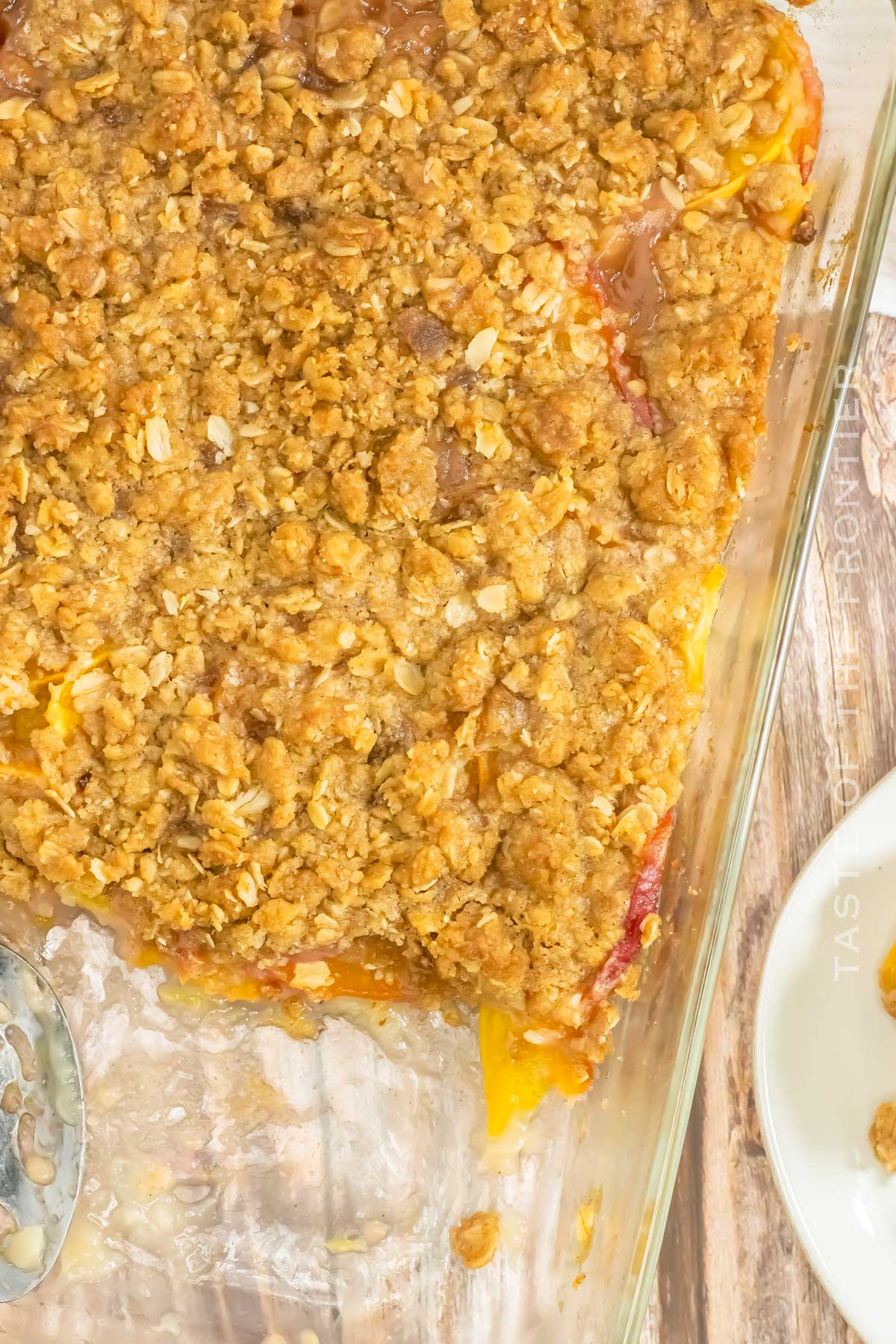 buttery oat topping