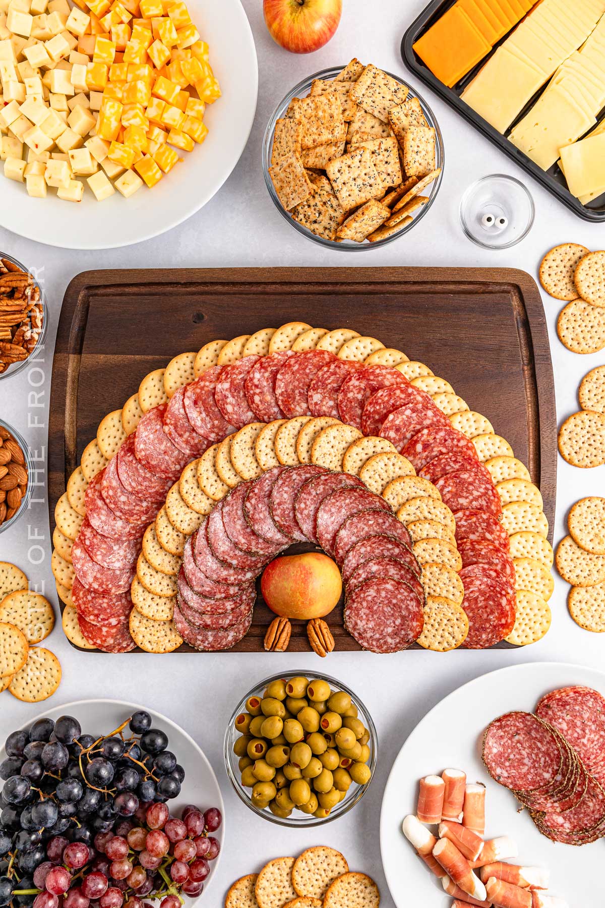 assemble snack board