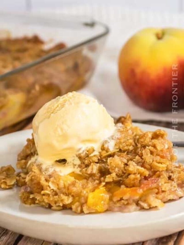 1 Hour Peach Crisp Recipe