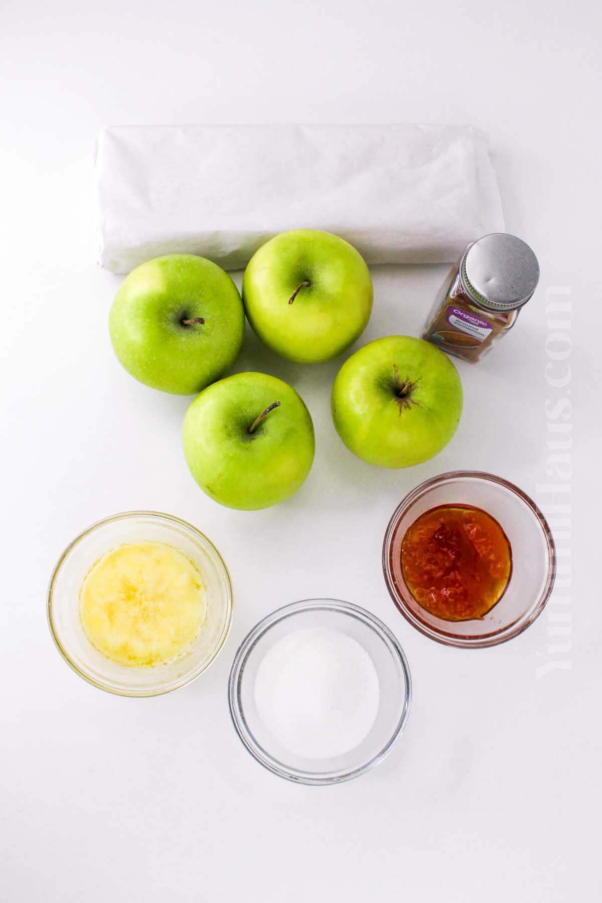 Apple Tart Using Puff Pastry ingredients