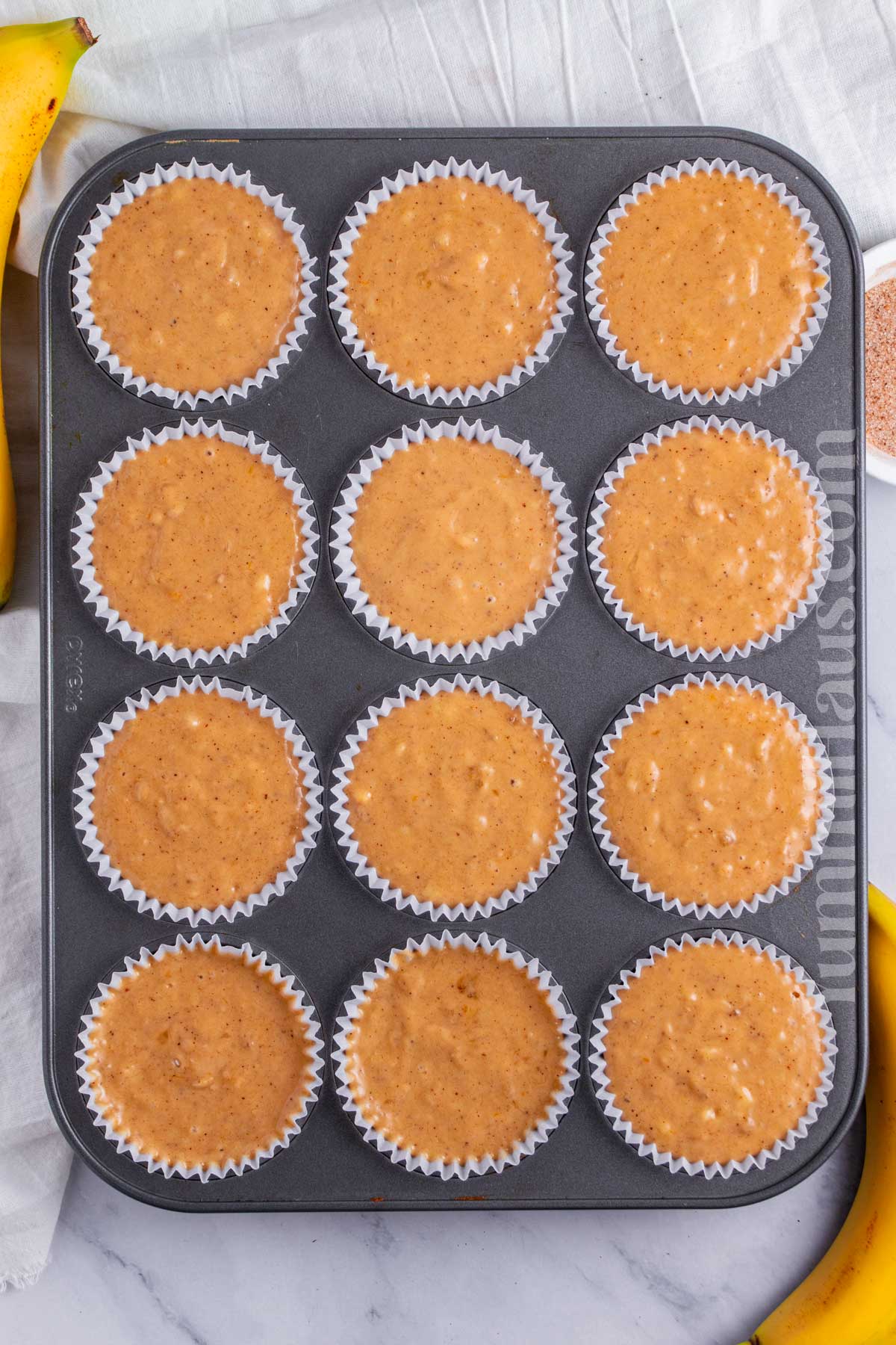 how to make Banana and Pumpkin Muffins