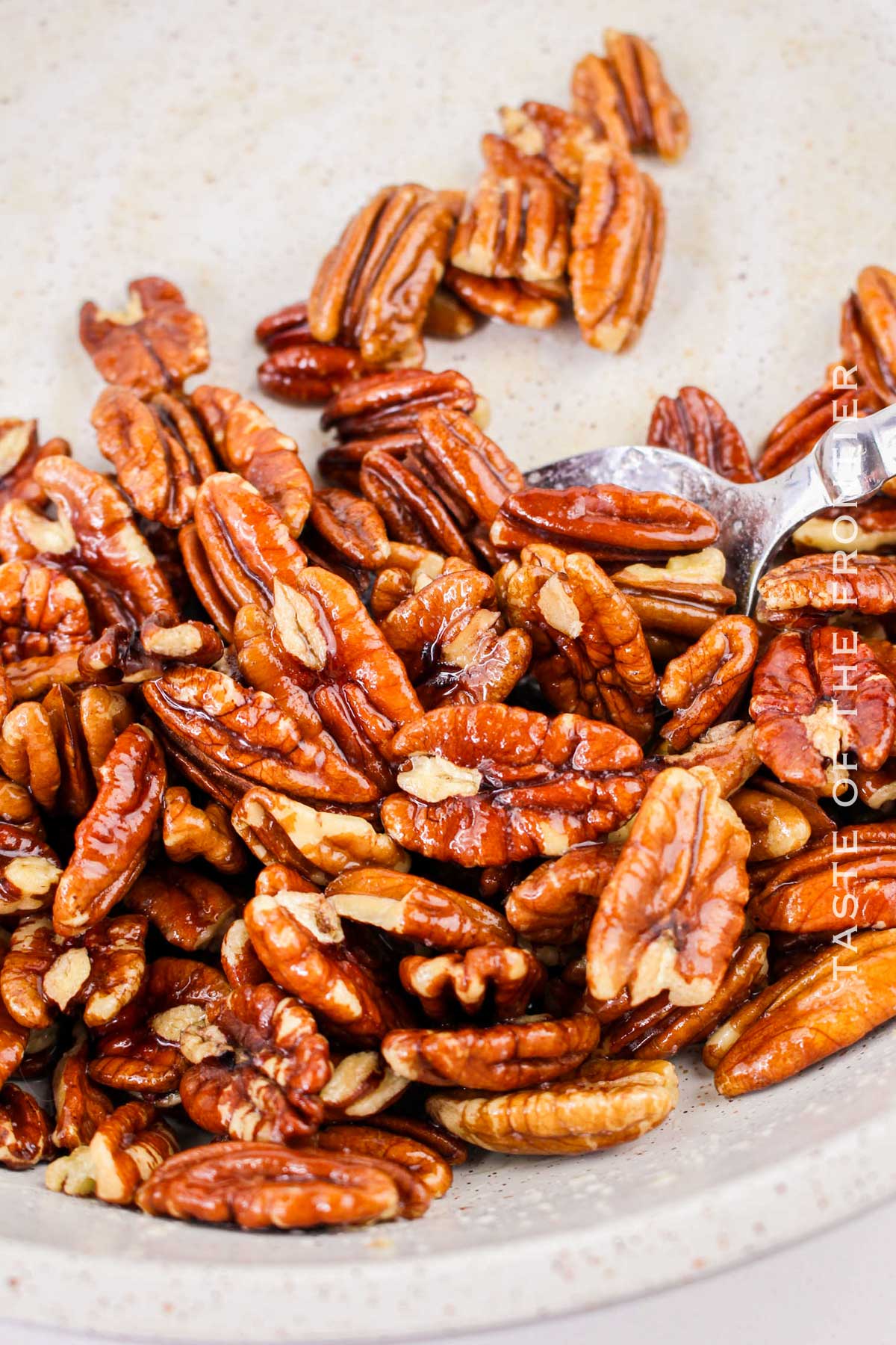 cooking the pecans