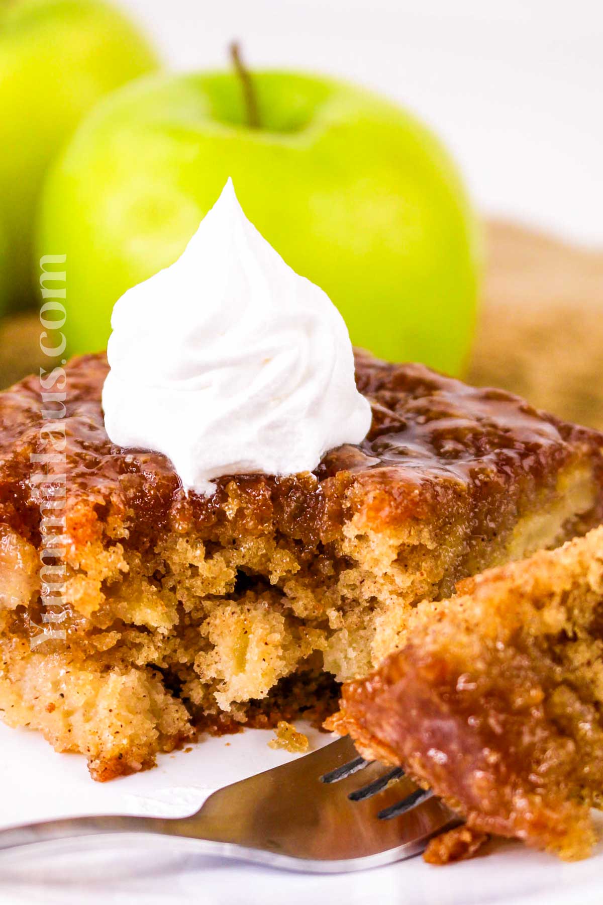 fall dessert with apples