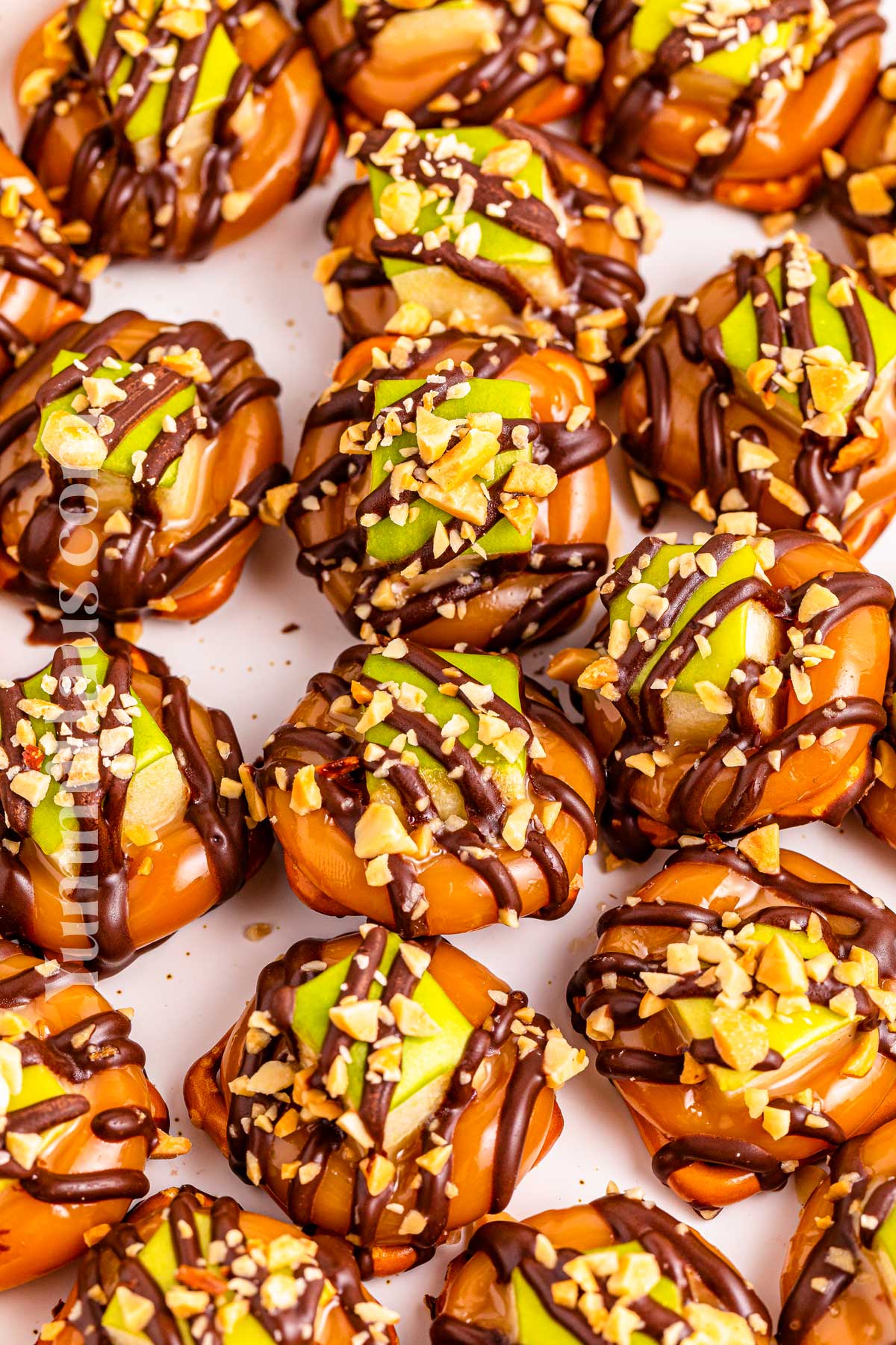 Caramel Apple Pretzel Bites recipe