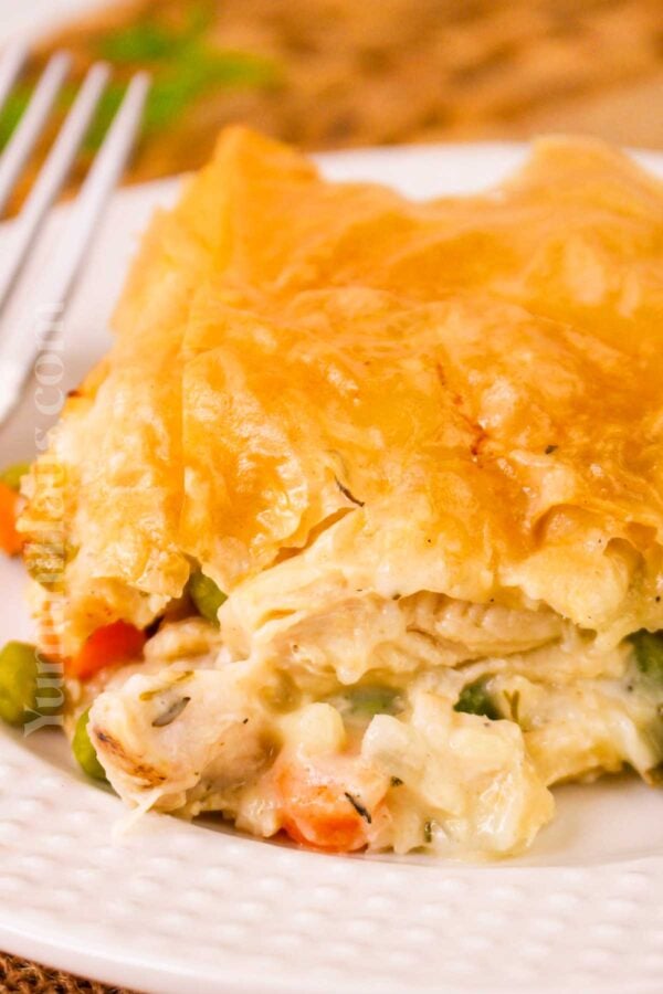 Chicken Pot Pie with Phyllo Dough