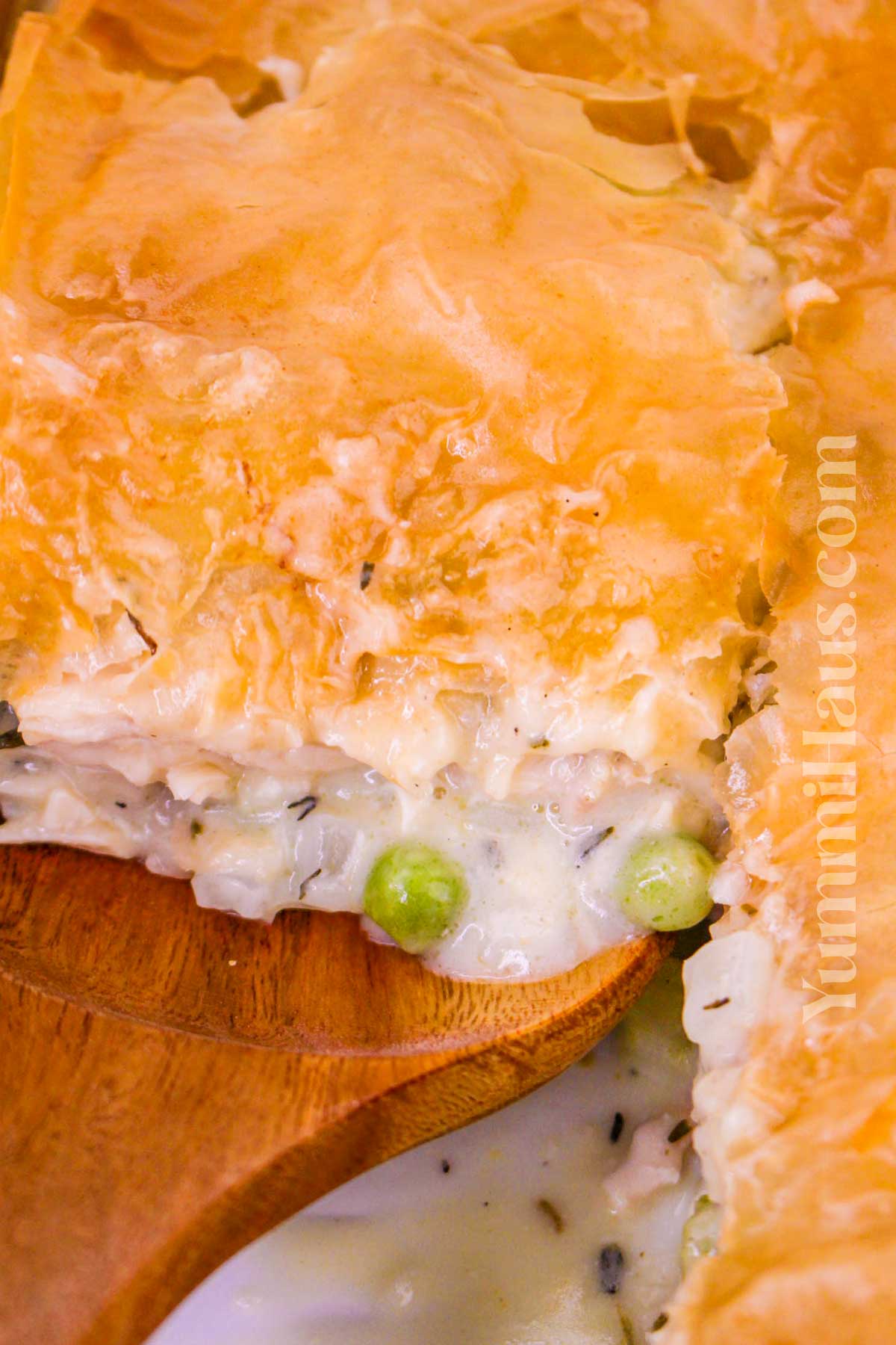 Chicken Pot Pie with Phyllo Dough recipe