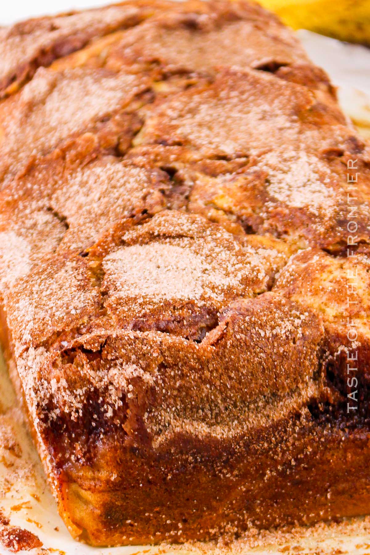 loaf of cinnamon bread