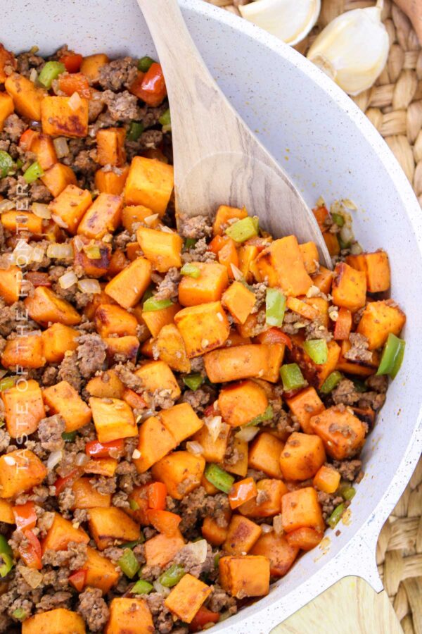 Ground Beef and Sweet Potato