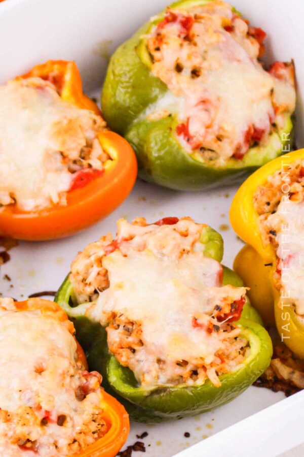 Ground Chicken Stuffed Peppers