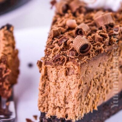 No-Bake Chocolate Cheesecake