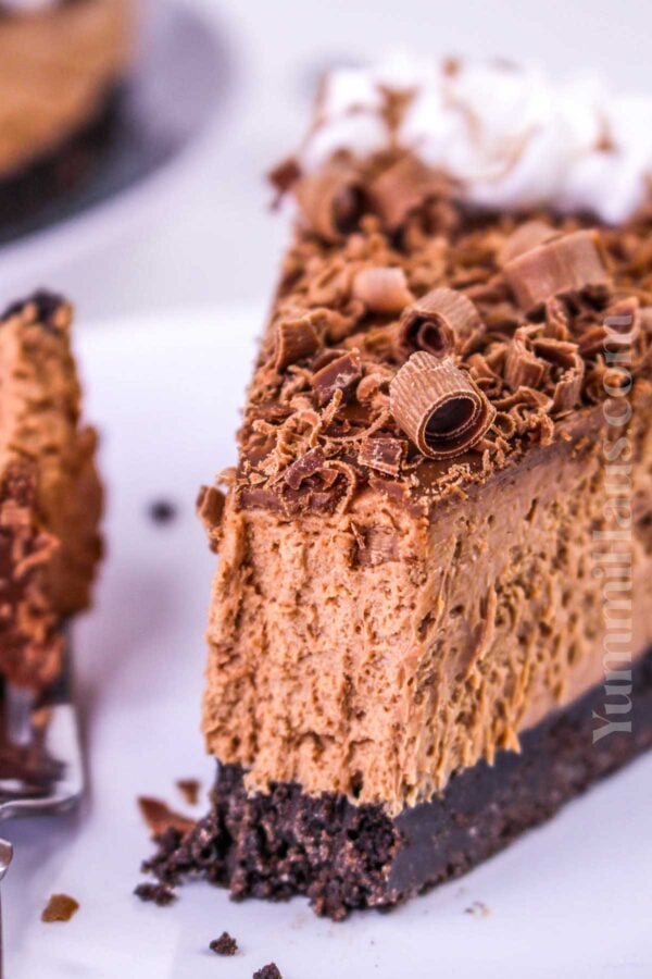 No-Bake Chocolate Cheesecake