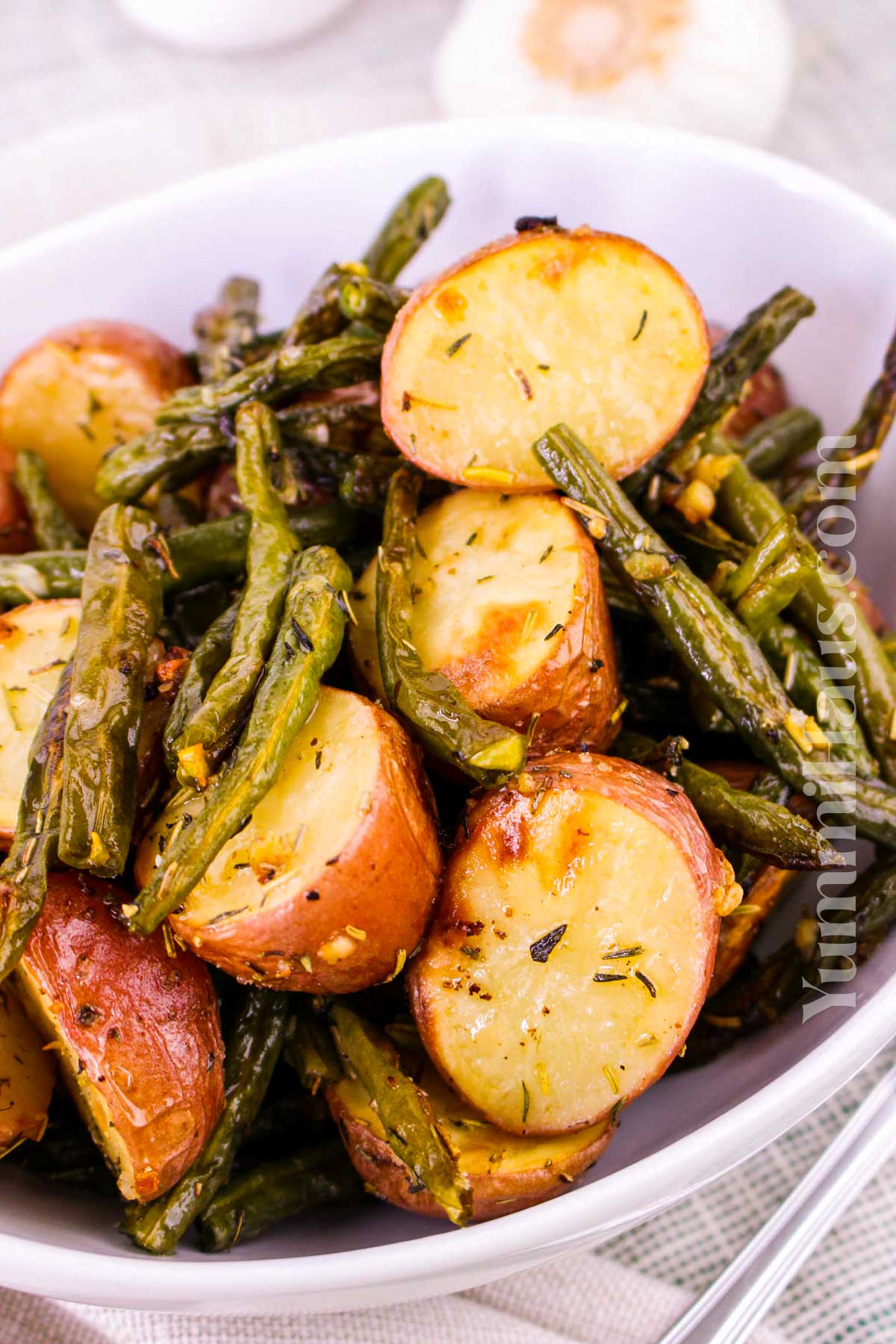 Roasted Green Beans and Potatoes recipe