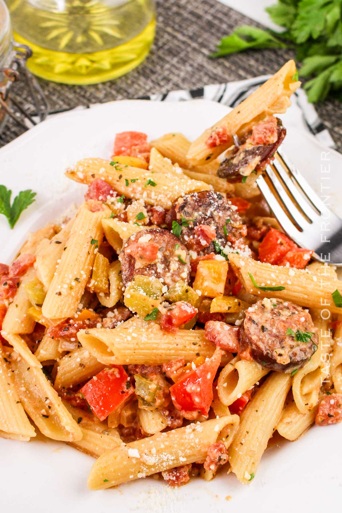 one pan pasta dinner