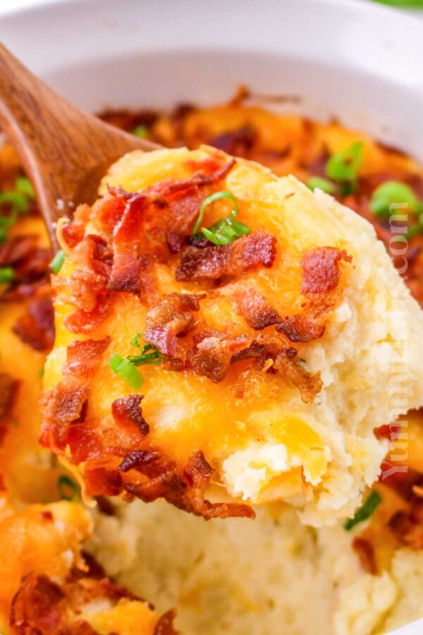 Twice Baked Mashed Potatoes recipe