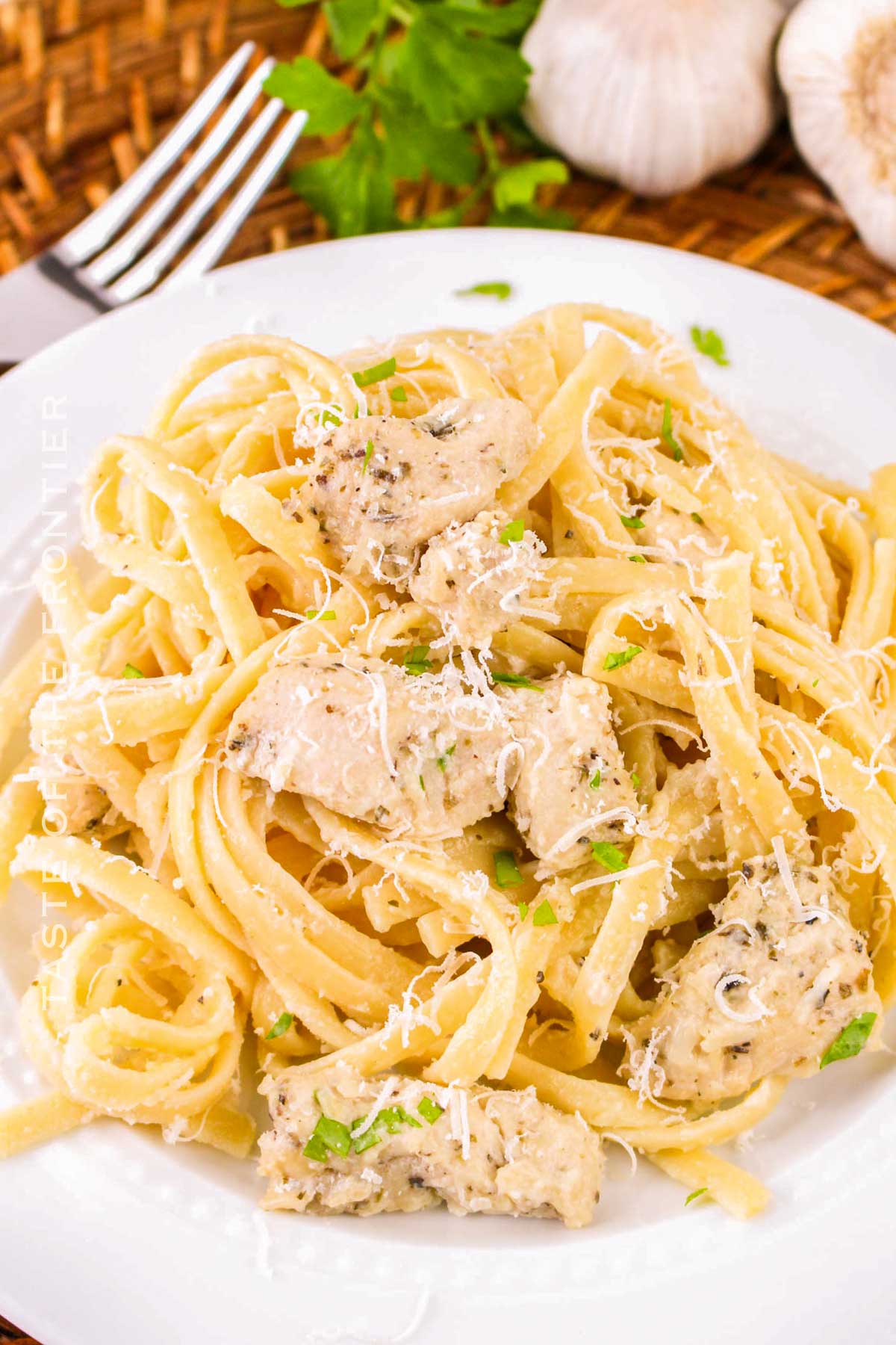 Chicken Garlic Parmesan Pasta recipe