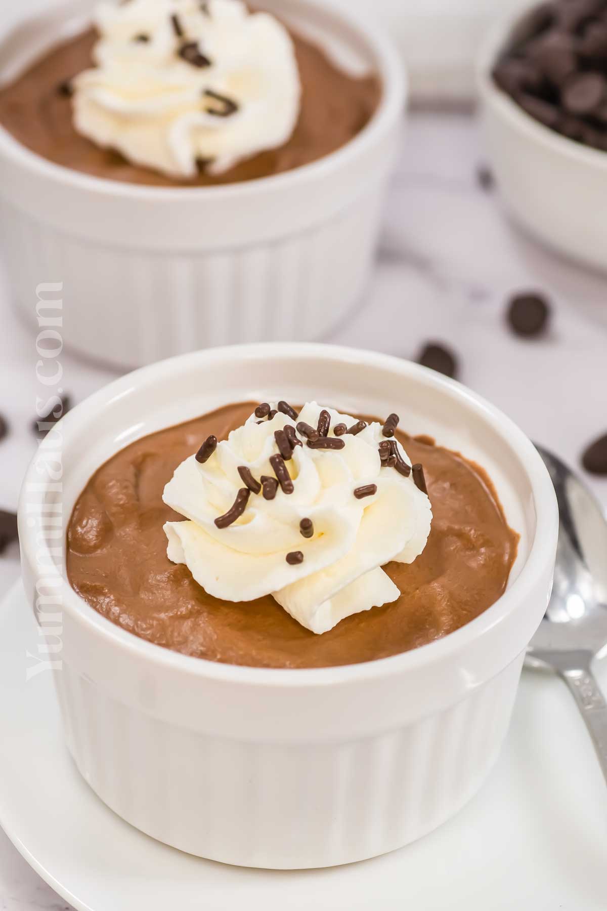 creamy chocolate no-bake dessert