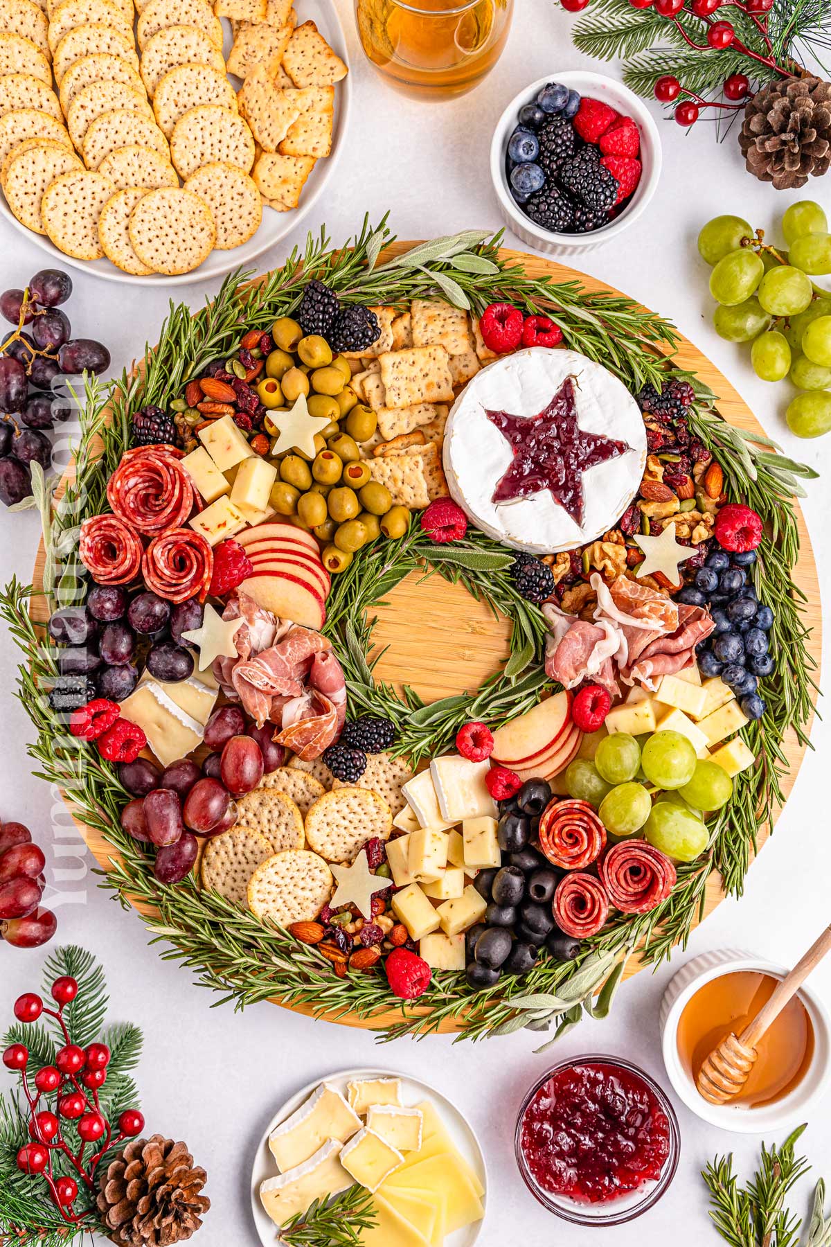 Christmas appetizer board