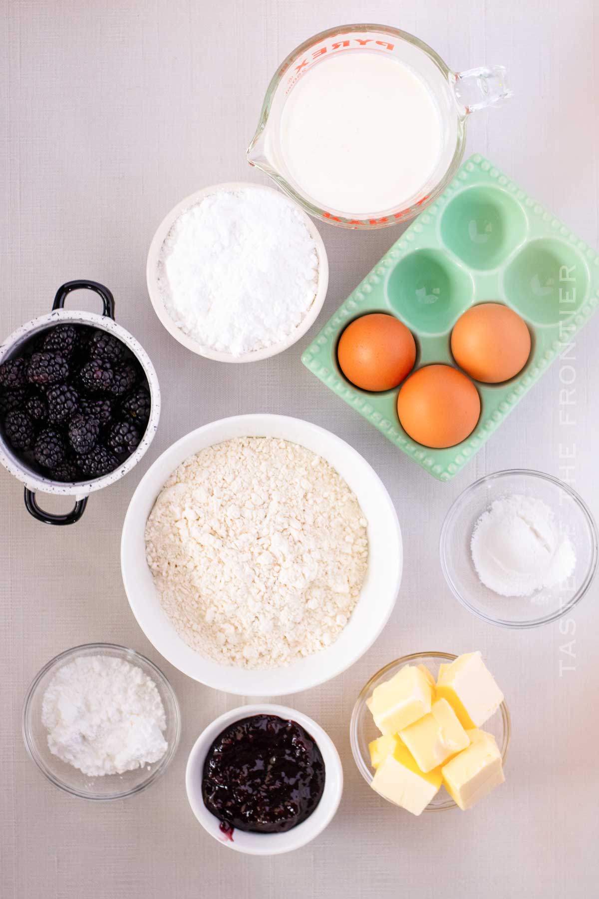 Victoria Sponge Cupcake ingredients