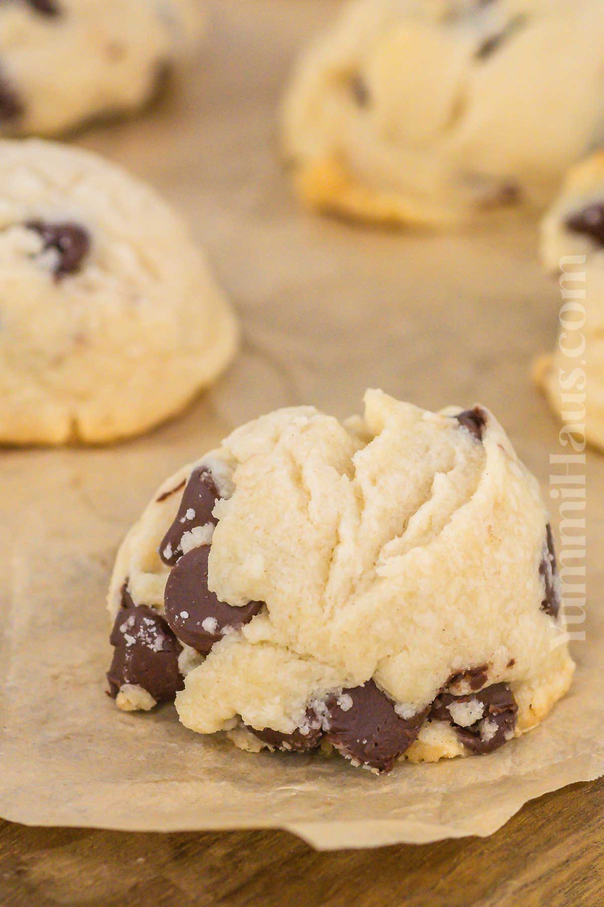 4 Ingredient Chocolate Chip Cookies