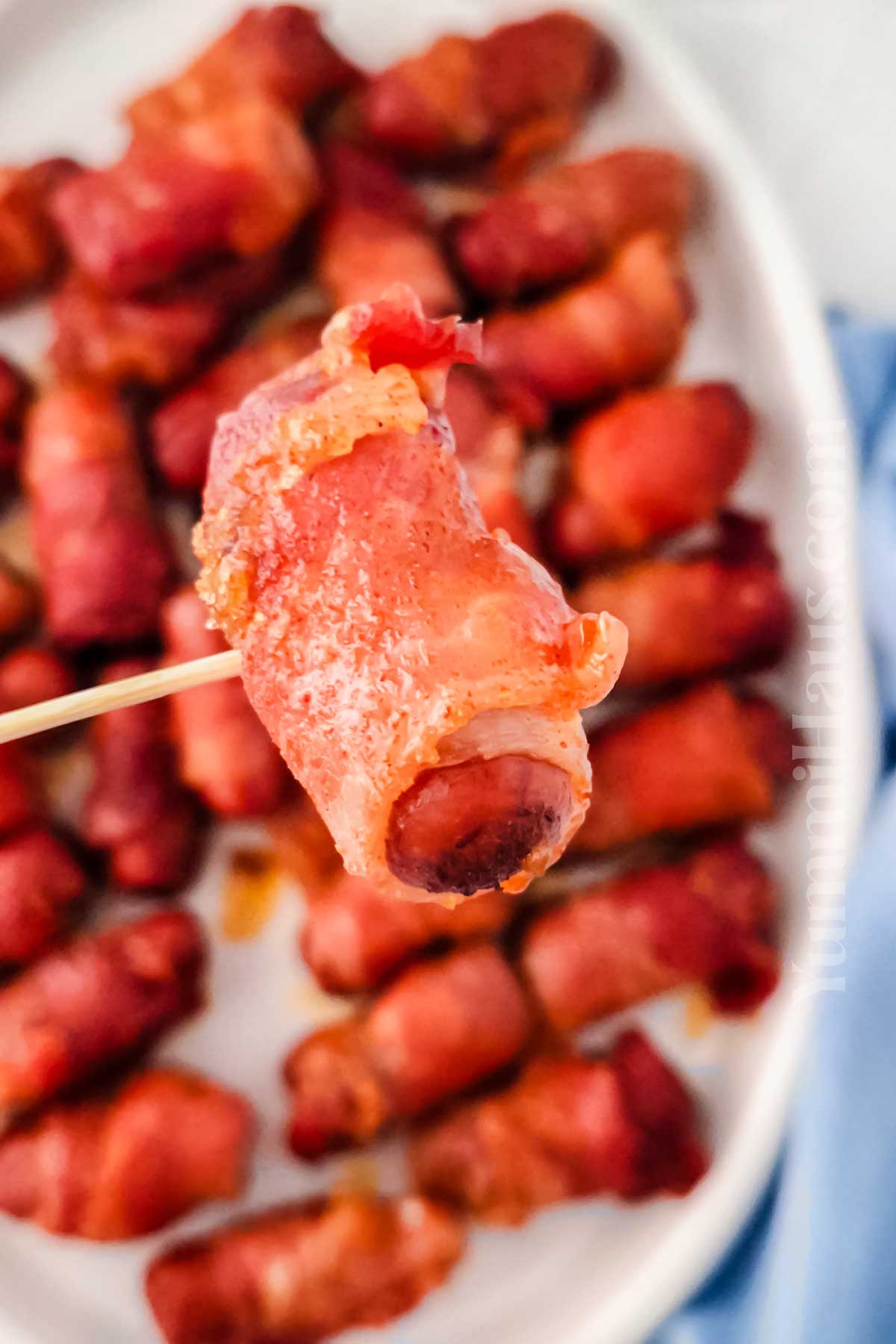 Bacon Wrapped Smokies recipe