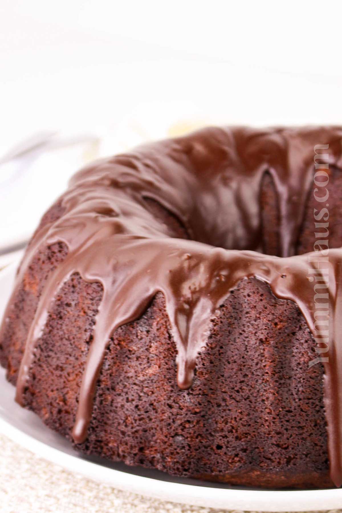 Chocolate Chip Chocolate Pound Cake recipe