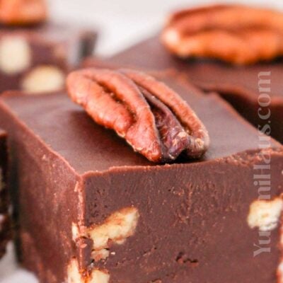 Fudge with Chocolate Frosting