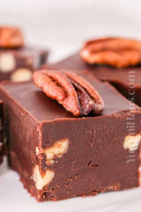 Fudge with Chocolate Frosting