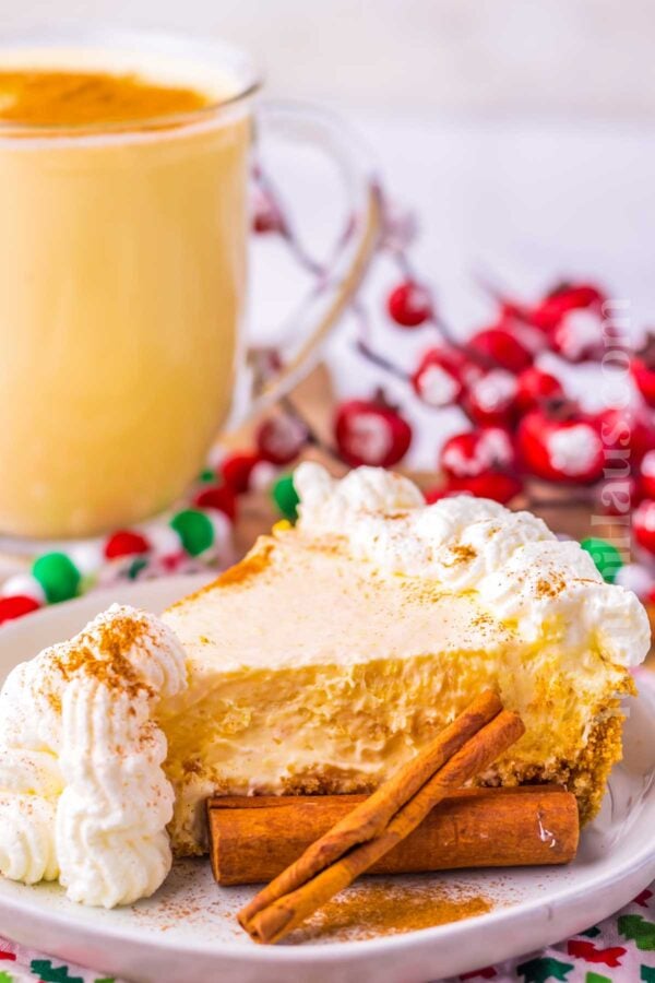 No-Bake Eggnog Pie