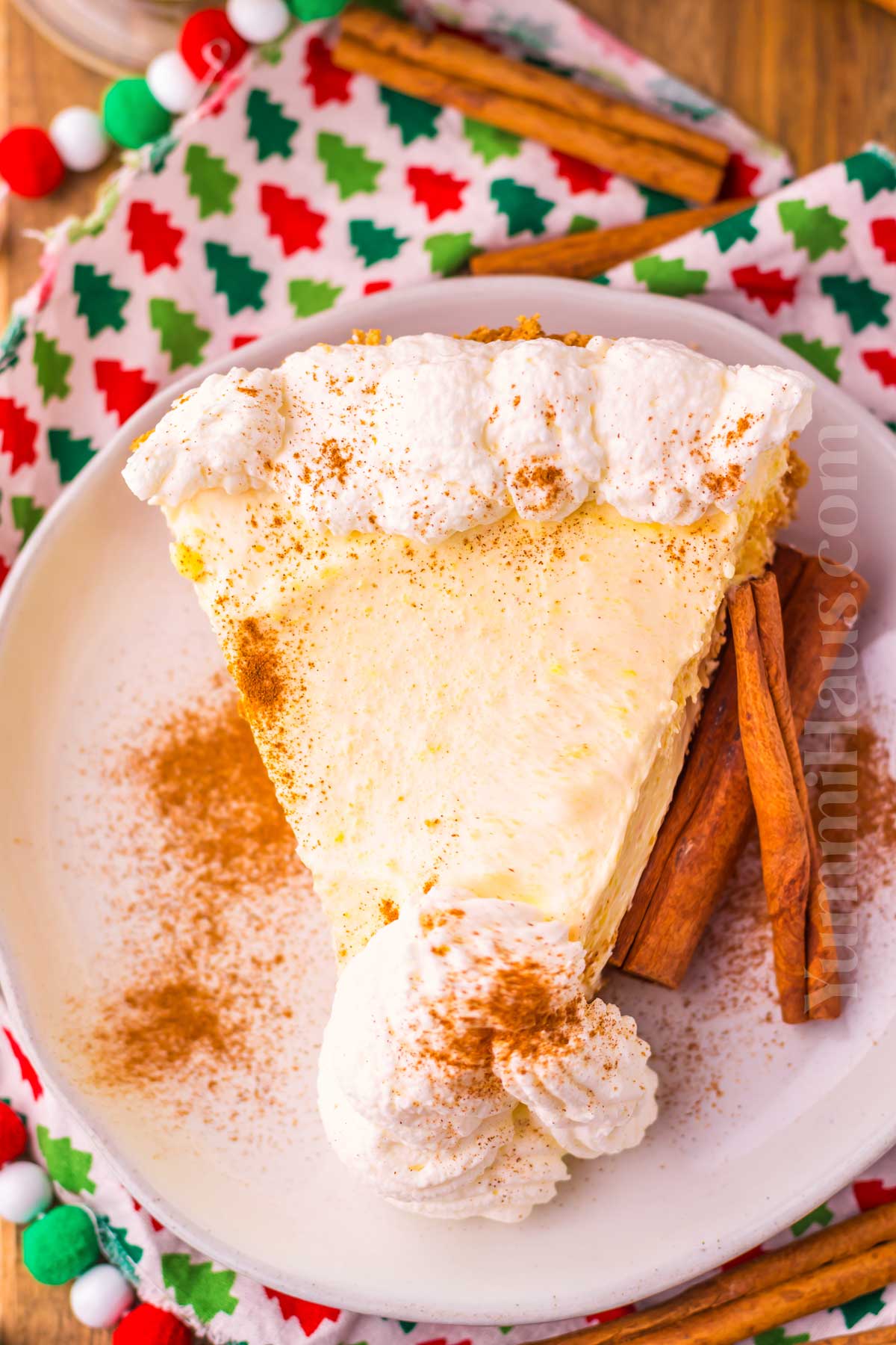 No-Bake Eggnog Pie recipe