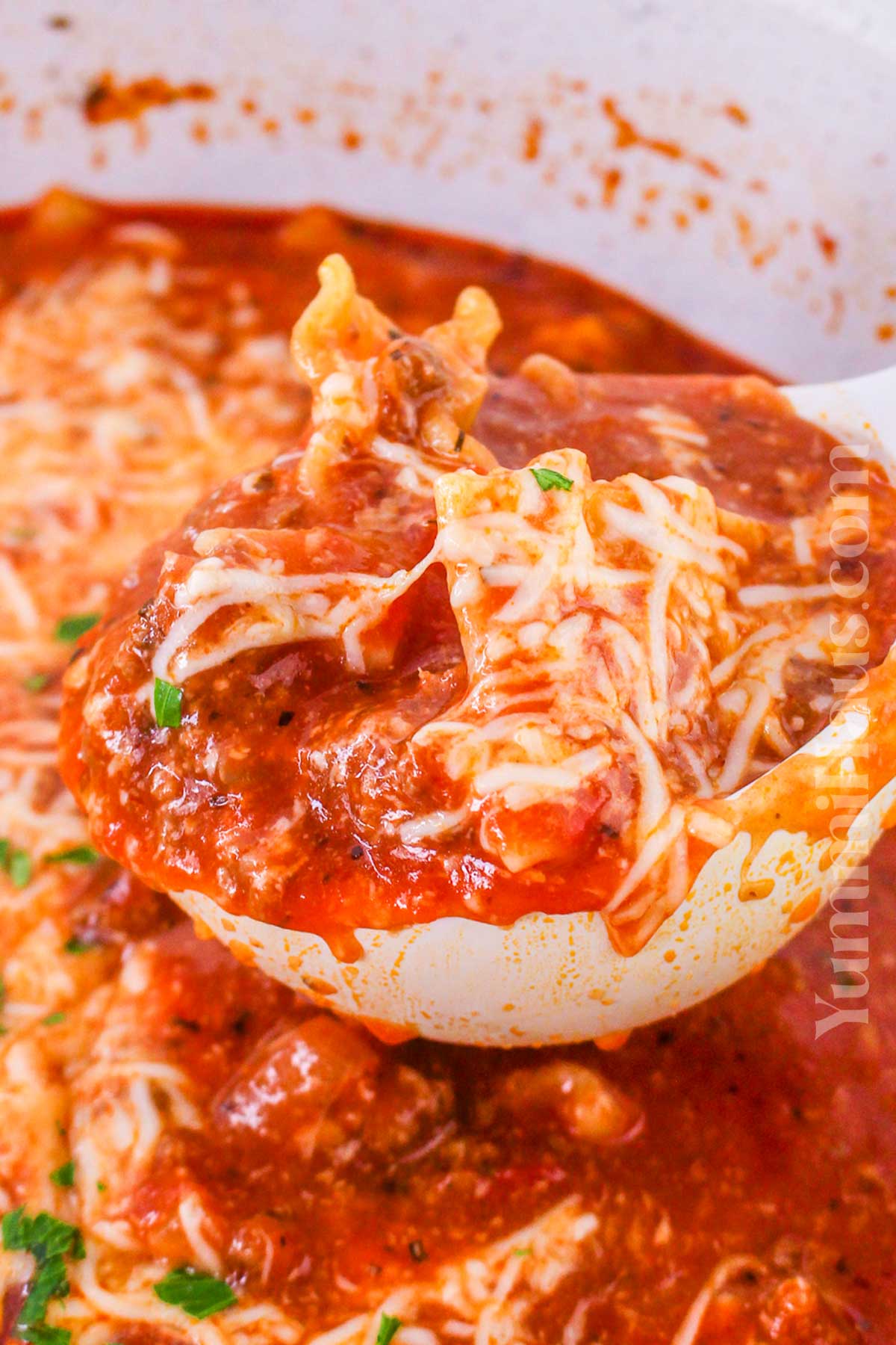 One-Pot Lasagna Soup