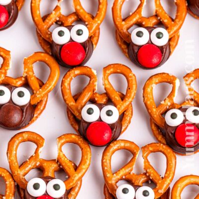 Reindeer Rolo Pretzels