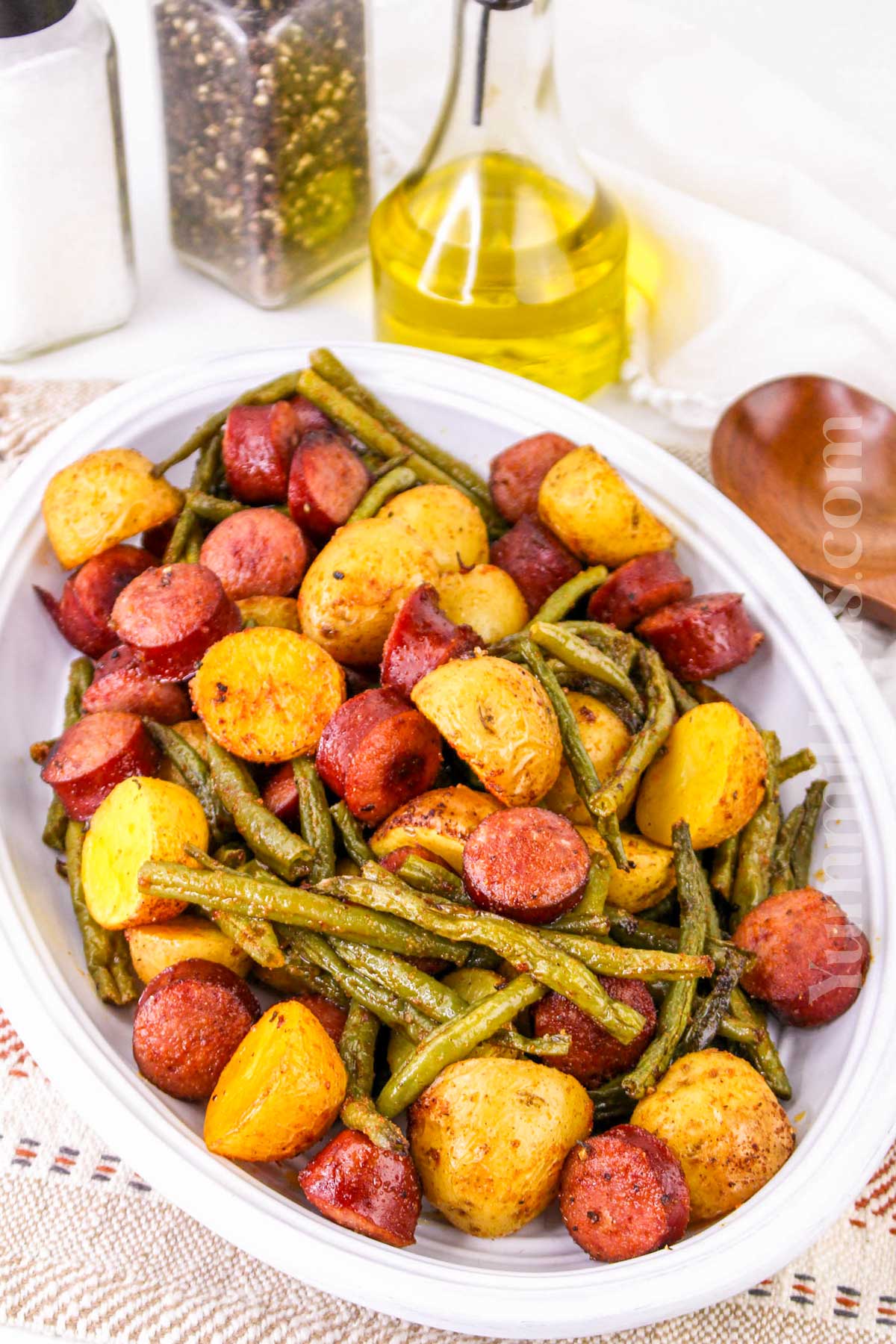 Sausage, Green Beans, and Potatoes recipe