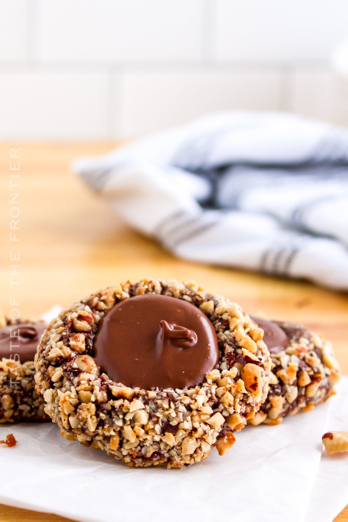 chocolate hazelnut cookies