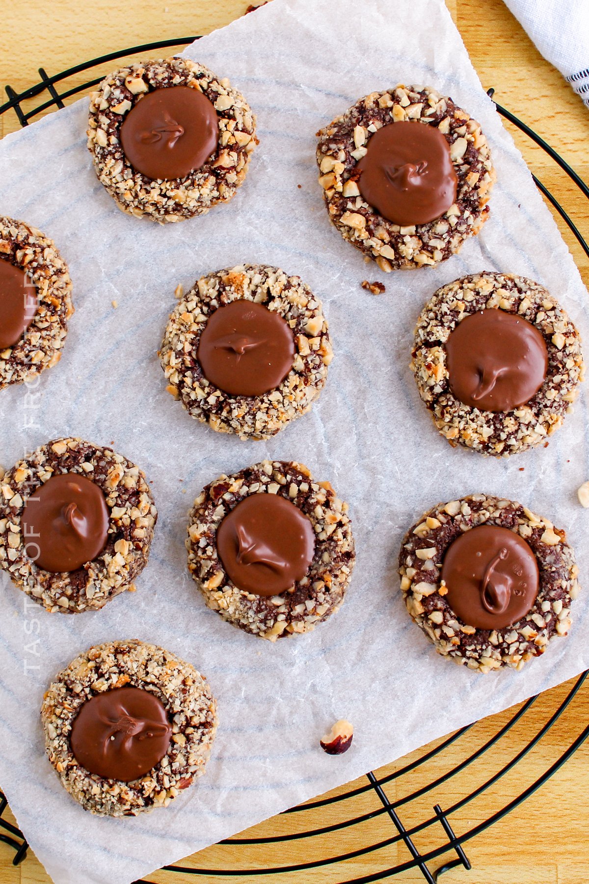 filled thumbprint cookies