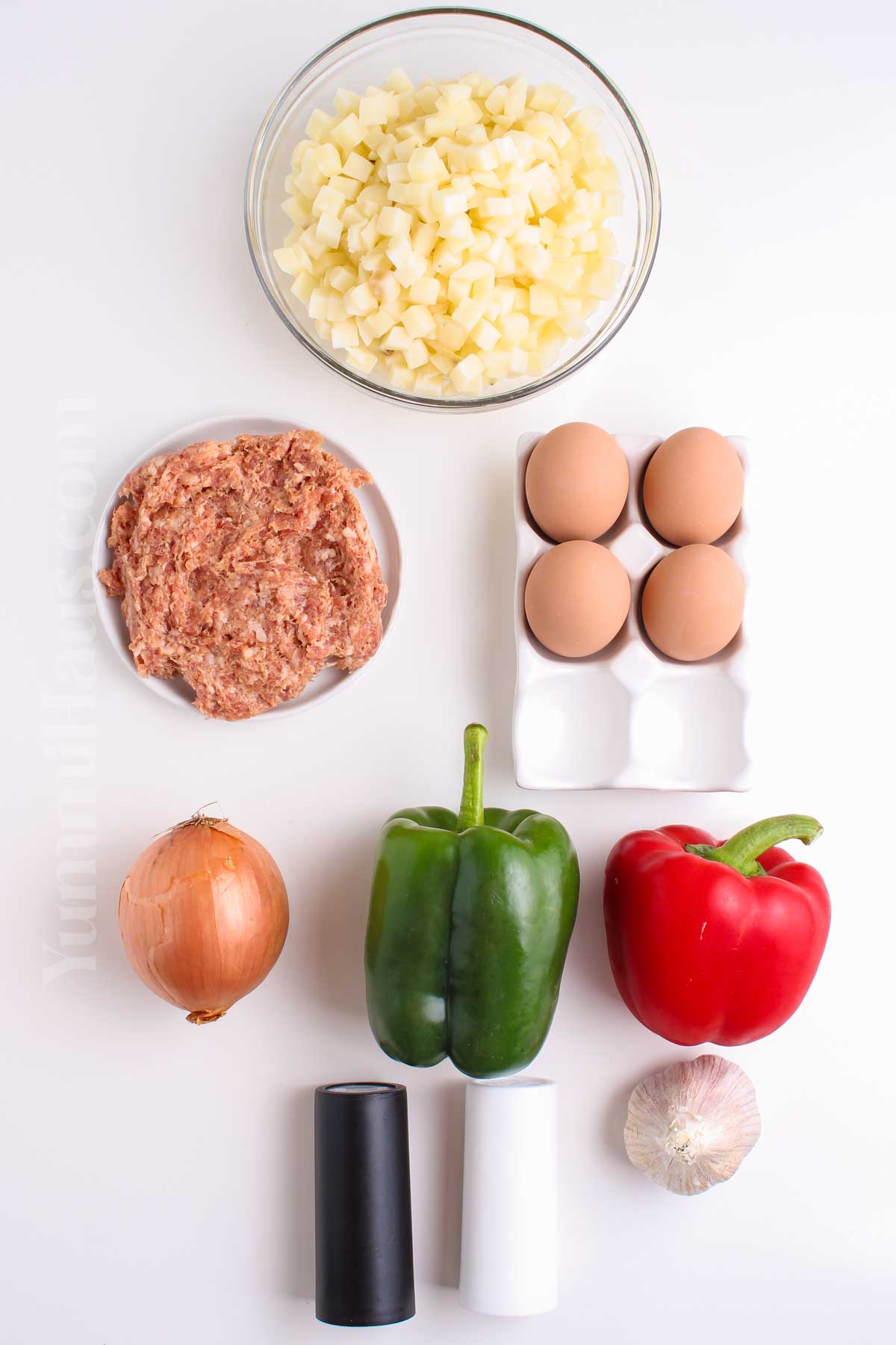 Hash Breakfast ingredients