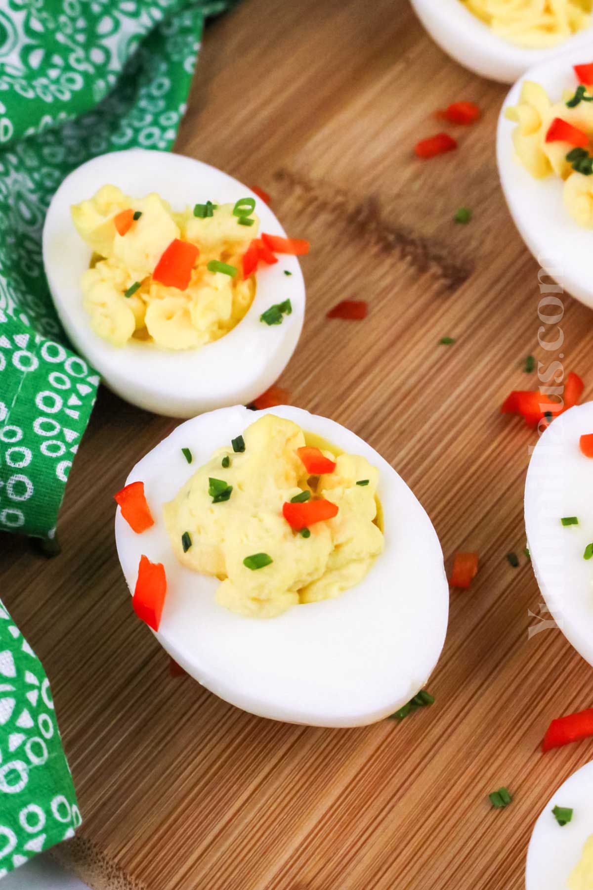 Christmas Deviled Eggs recipe