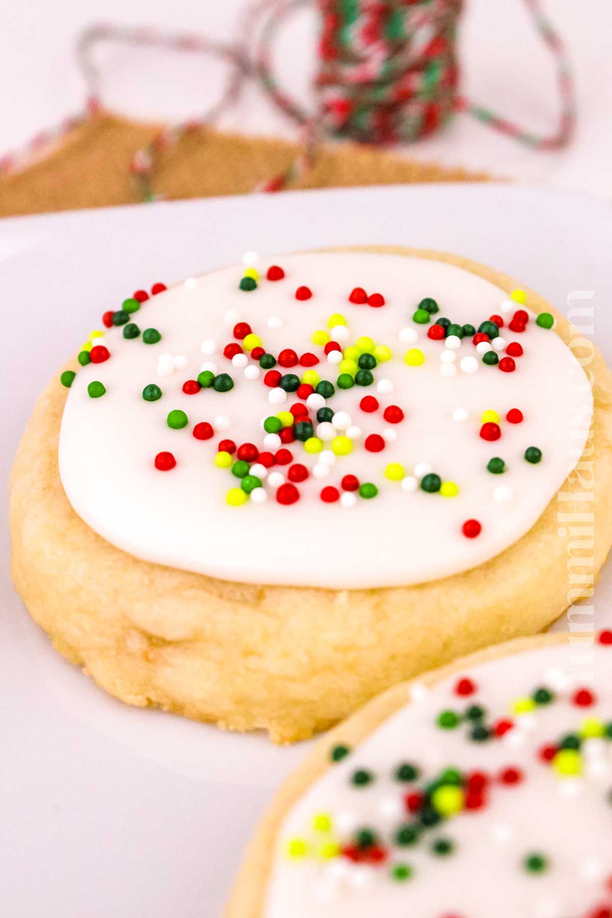 holiday sprinkle cookies