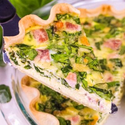 Ham and Spinach Quiche