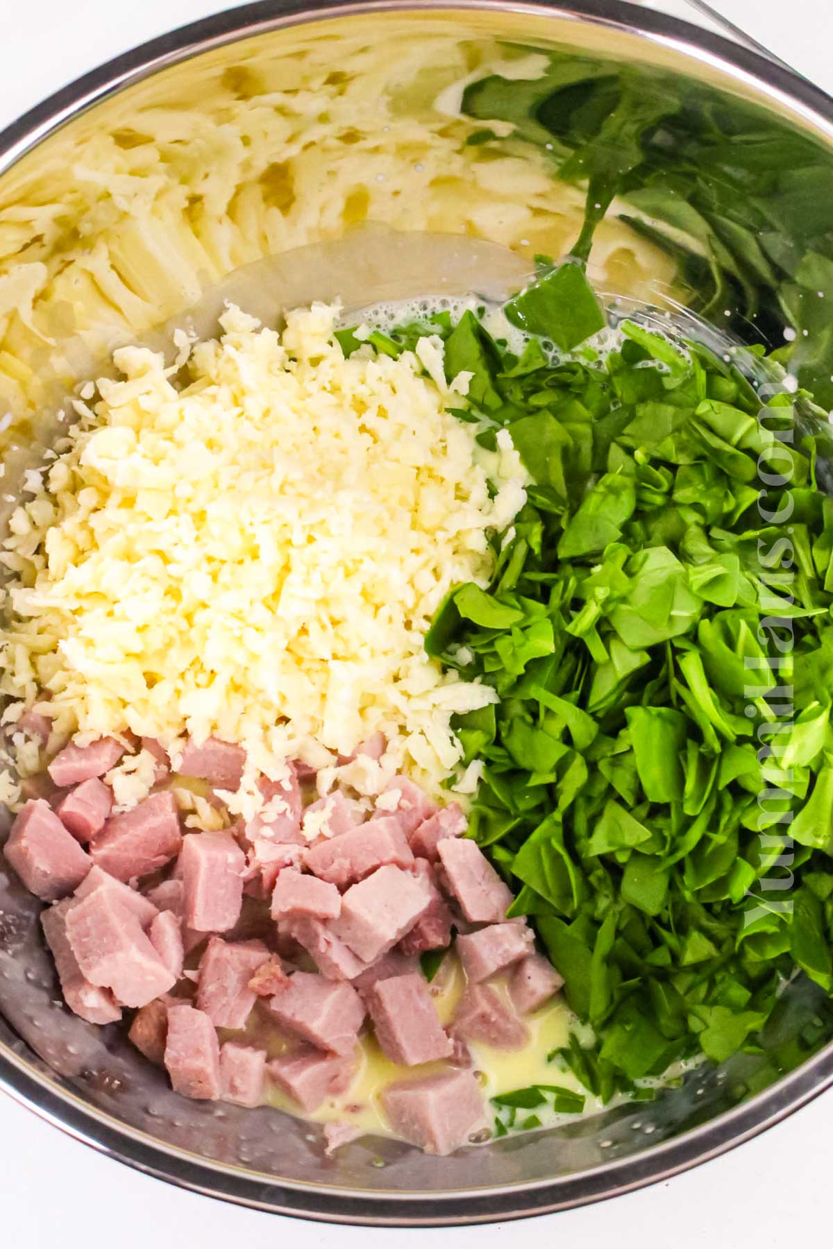 how to make Ham and Spinach Quiche